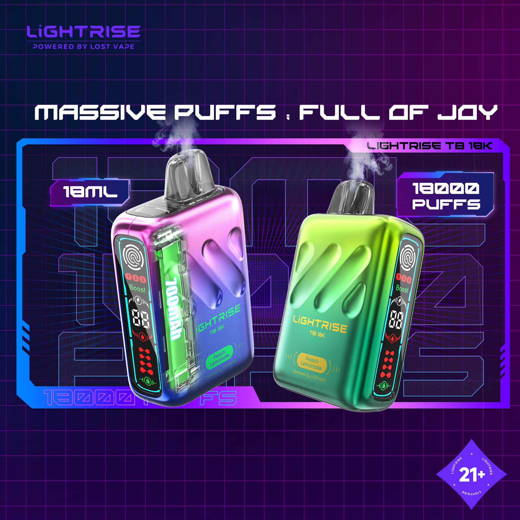 LIGHTRISE TB 18K Powered By Lost Vape details_5