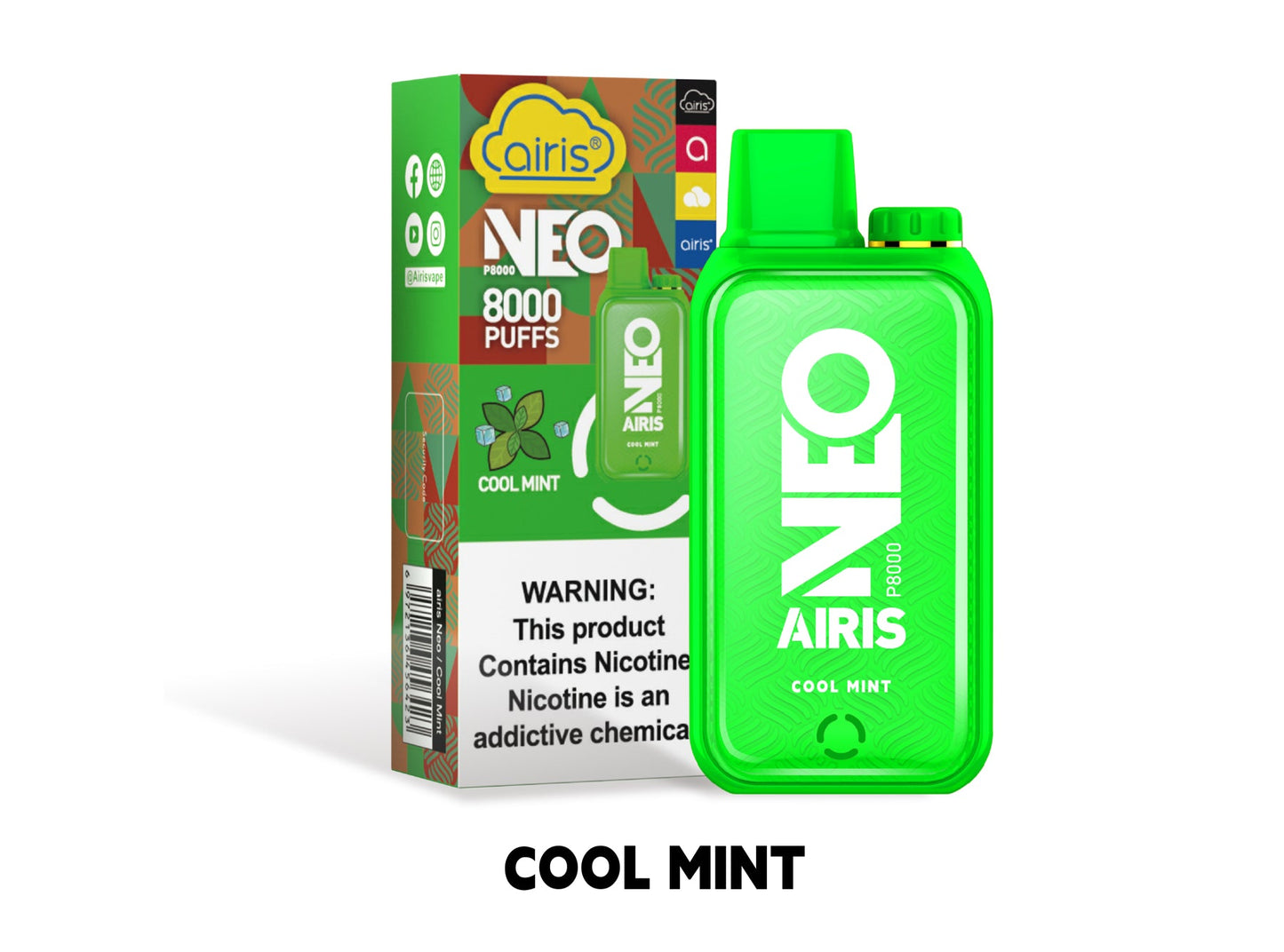 Airis Neo P8000 Disposable Vape - 8000 Puffs Airis Airis Neo P8000 Disposable Vape - 8000 Puffs