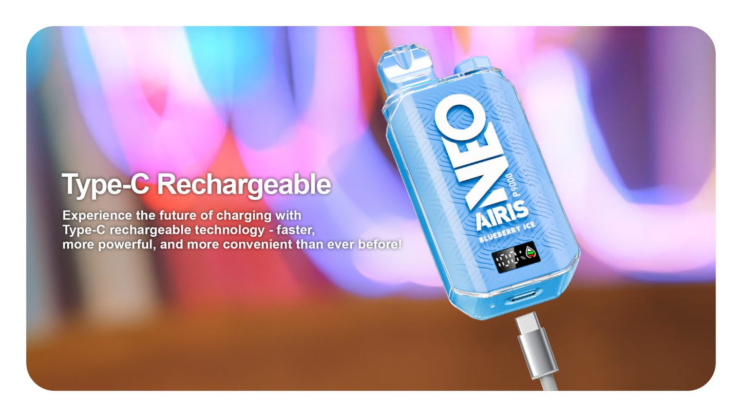 Airis Neo P9000 Rechargeable Disposable – 9000 Puffs [BUY 10 BOXES GET 2 FREE] Airis Airis Neo P9000 Rechargeable Disposable – 9000 Puffs [BUY 10 BOXES GET 2 FREE]