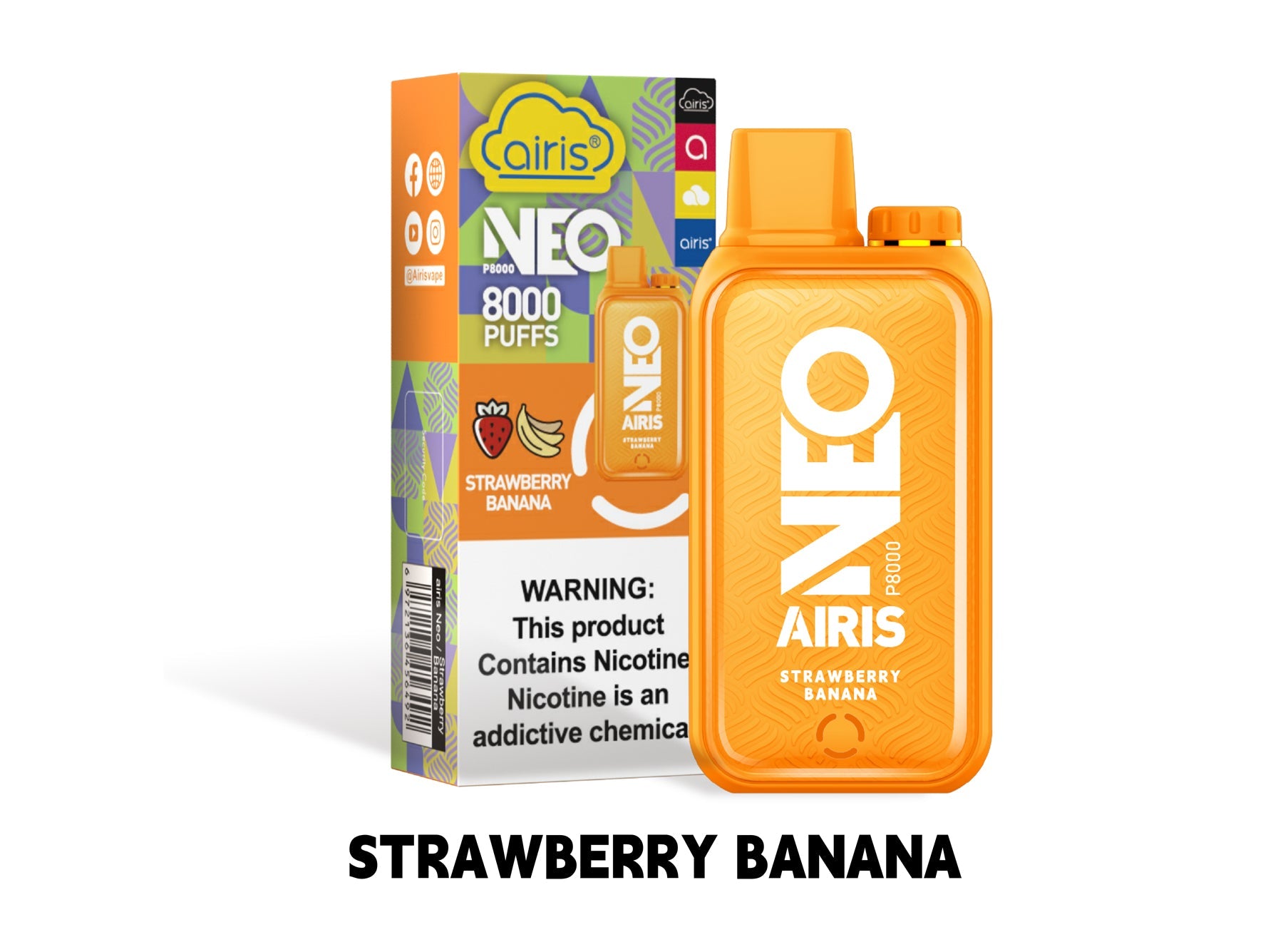 Airis Neo P8000 Disposable Vape - 8000 Puffs Airis Airis Neo P8000 Disposable Vape - 8000 Puffs