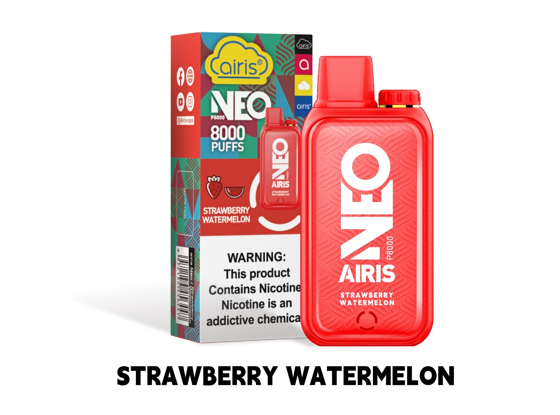 Airis Neo P8000 Disposable Vape - 8000 Puffs Airis Airis Neo P8000 Disposable Vape - 8000 Puffs