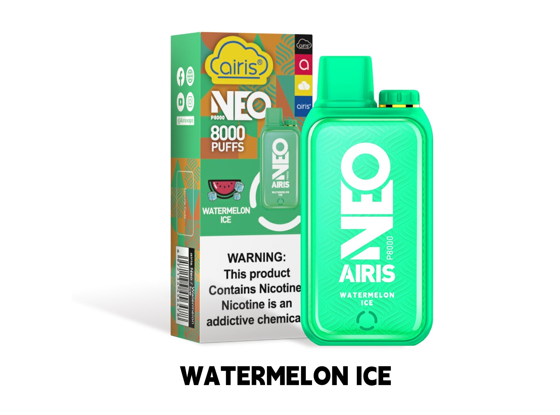 Airis Neo P8000 Disposable Vape - 8000 Puffs Airis Airis Neo P8000 Disposable Vape - 8000 Puffs