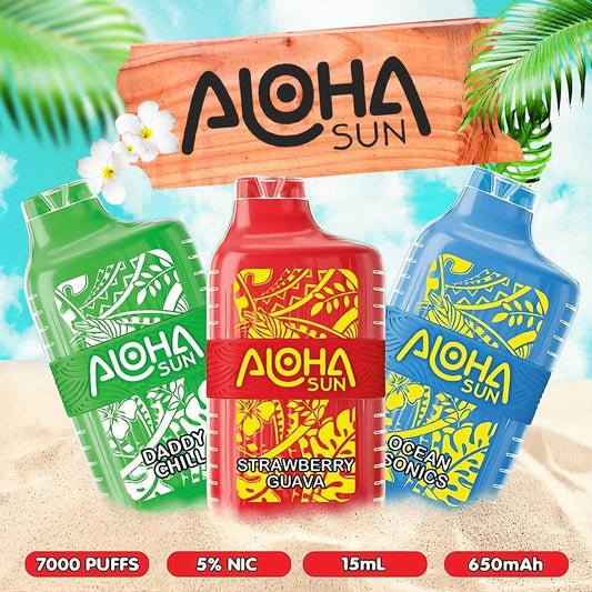 Aloha Sun 7000 Puffs Rechargeable Disposable Device - 7000 Puffs