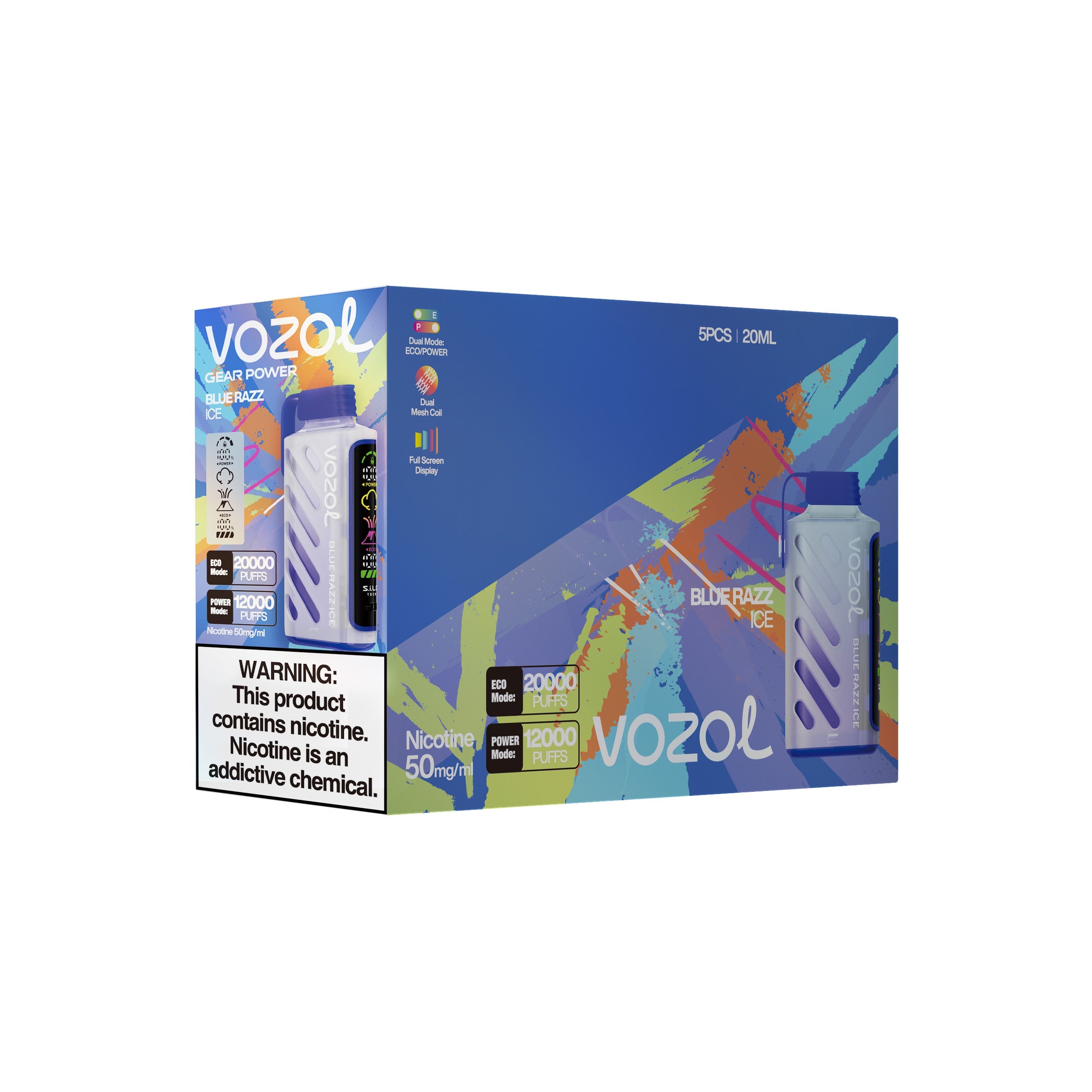 VOZOL Gear Power 20000 Puffs Disposable Device - 20000 Puffs