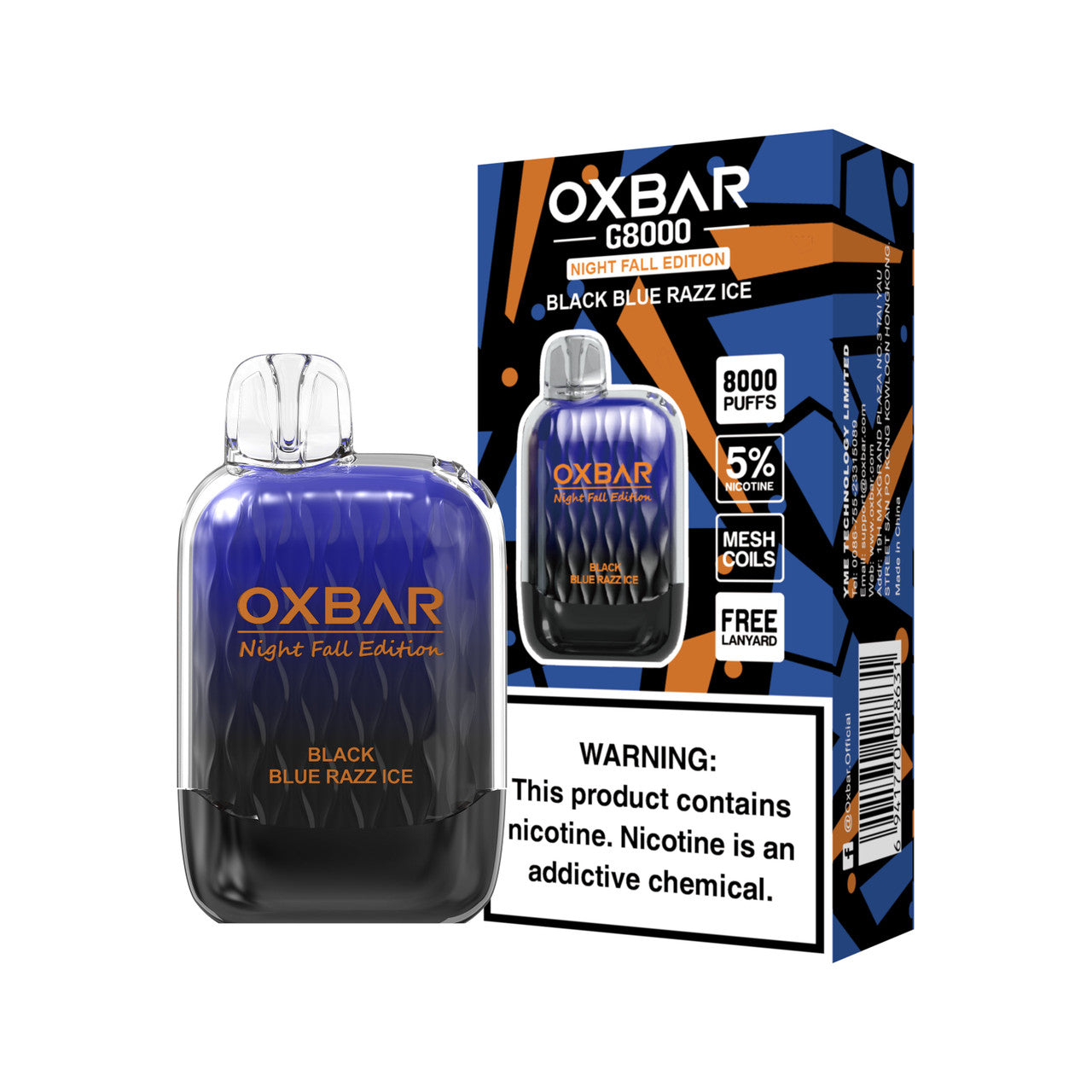 OXBAR G8000 Rechargeable Disposables - 8000 Puffs [BUY 10 BOXES GET 2 FREE] OXBAR OXBAR G8000 Rechargeable Disposables - 8000 Puffs [BUY 10 BOXES GET 2 FREE]