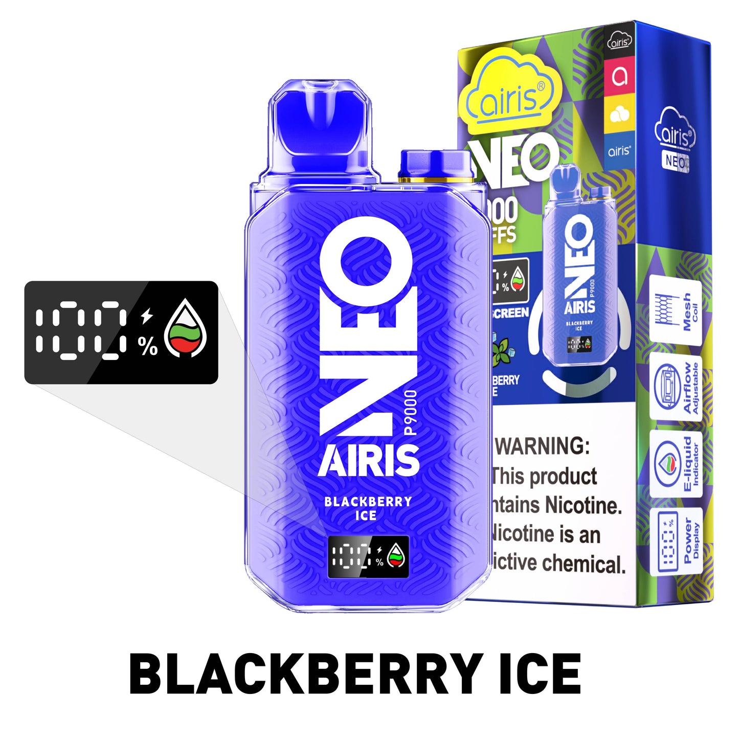 Airis Neo P9000 Rechargeable Disposable – 9000 Puffs [BUY 10 BOXES GET 2 FREE] Airis Airis Neo P9000 Rechargeable Disposable – 9000 Puffs [BUY 10 BOXES GET 2 FREE]