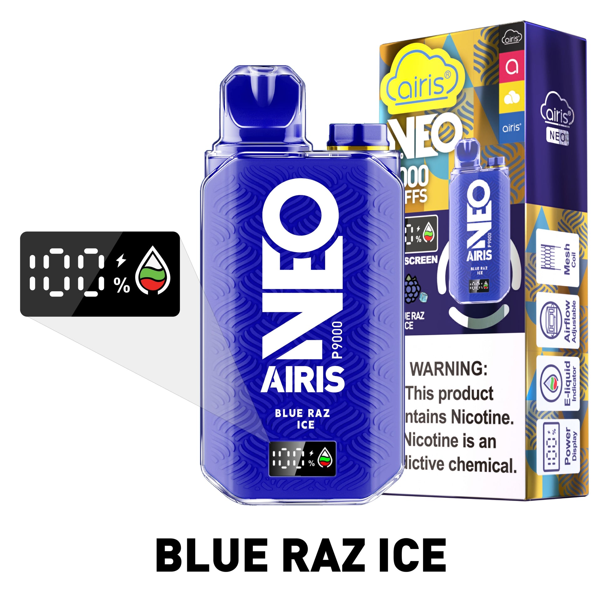 Airis Neo P9000 Rechargeable Disposable – 9000 Puffs [BUY 10 BOXES GET 2 FREE] Airis Airis Neo P9000 Rechargeable Disposable – 9000 Puffs [BUY 10 BOXES GET 2 FREE]