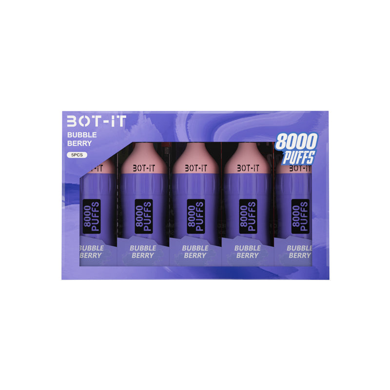 BOT-IT 8000 Pocket Size Edition Rechargeable Disposable Device – 8000 Puffs [BUY 10 BOXES GET 2 FREE] BOT-IT BOT-IT 8000 Pocket Size Edition Rechargeable Disposable Device – 8000 Puffs [BUY 10 BOXES GET 2 FREE]