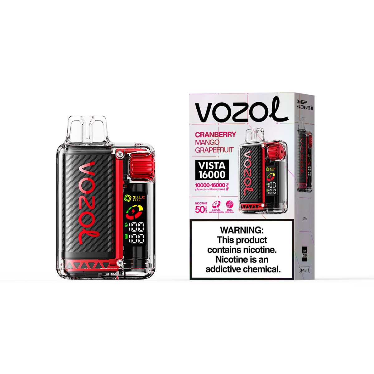 VOZOL Vista 16000 Puffs Rechargeable Disposable Device - 16000 Puffs