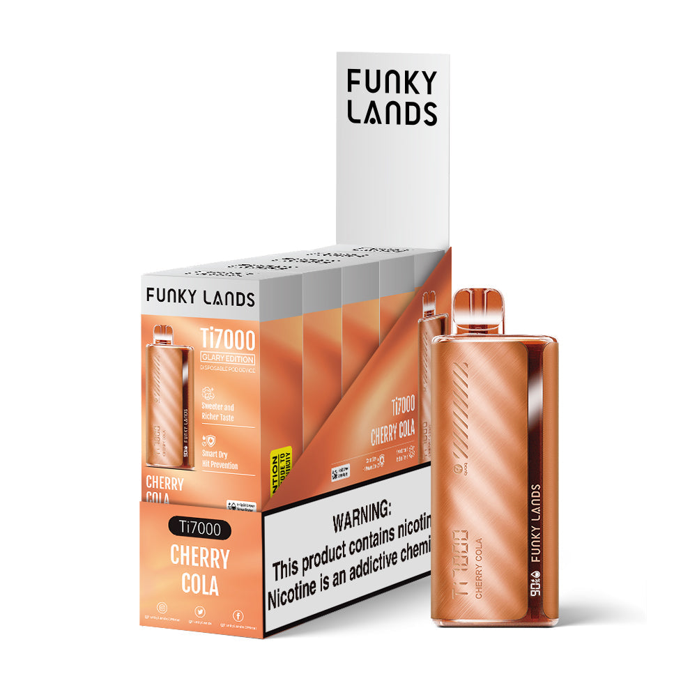 FUNKY LANDS Ti7000 Glary Edition Disposable – 7000 Puffs FUNKY LANDS FUNKY LANDS Ti7000 Glary Edition Disposable – 7000 Puffs