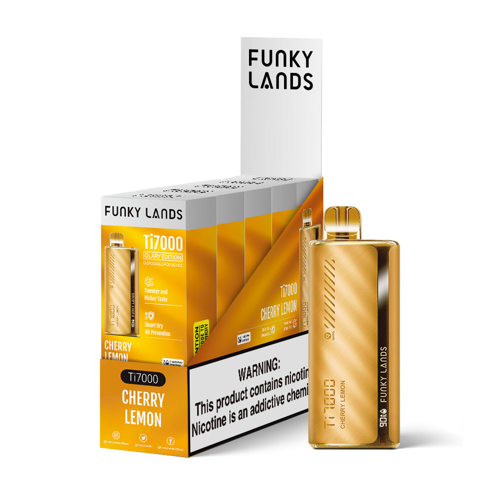 FUNKY LANDS Ti7000 Glary Edition Disposable – 7000 Puffs FUNKY LANDS FUNKY LANDS Ti7000 Glary Edition Disposable – 7000 Puffs