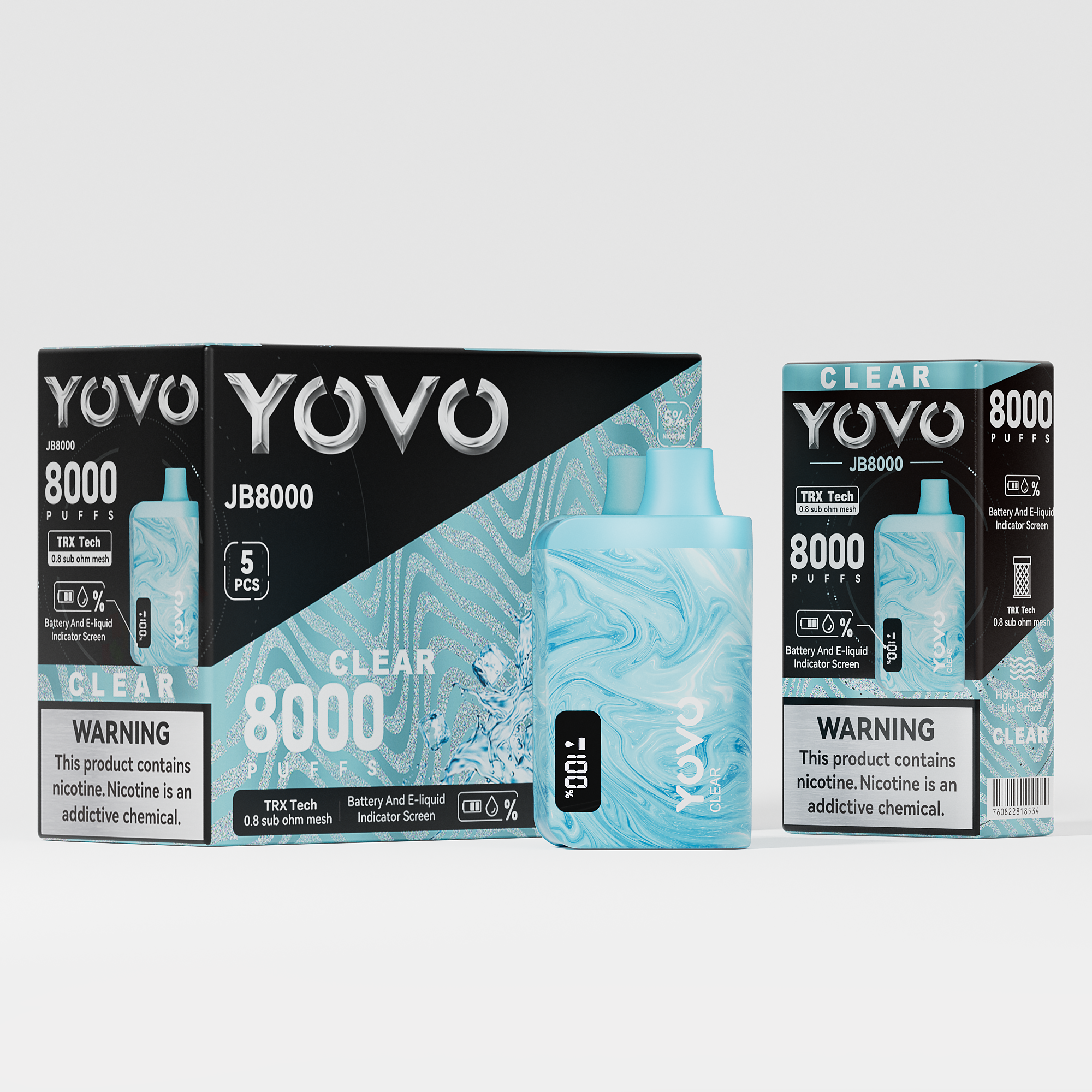 Yovo JB8000 Smart Disposable – 8000 Puffs [BUY 5 BOXES GET 1 FREE] Yovo Yovo JB8000 Smart Disposable – 8000 Puffs [BUY 5 BOXES GET 1 FREE]