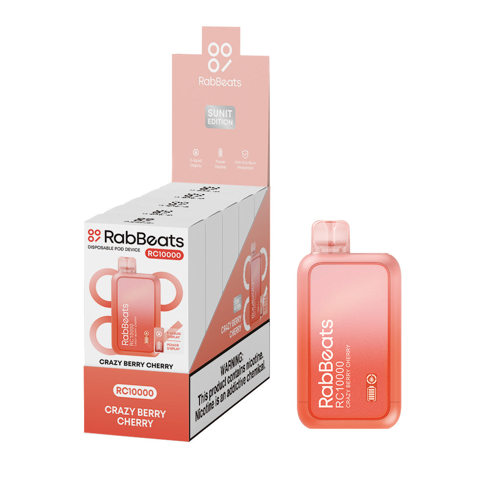 RabBeats RC10000 Rechargeable Disposable Device - 10000 Puffs