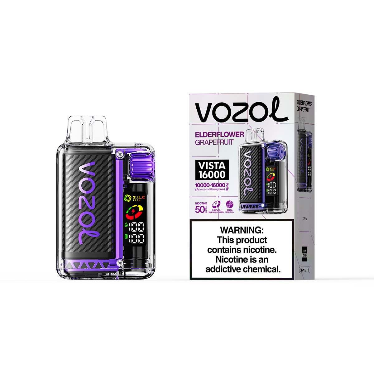 VOZOL Vista 16000 Puffs Rechargeable Disposable Device - 16000 Puffs