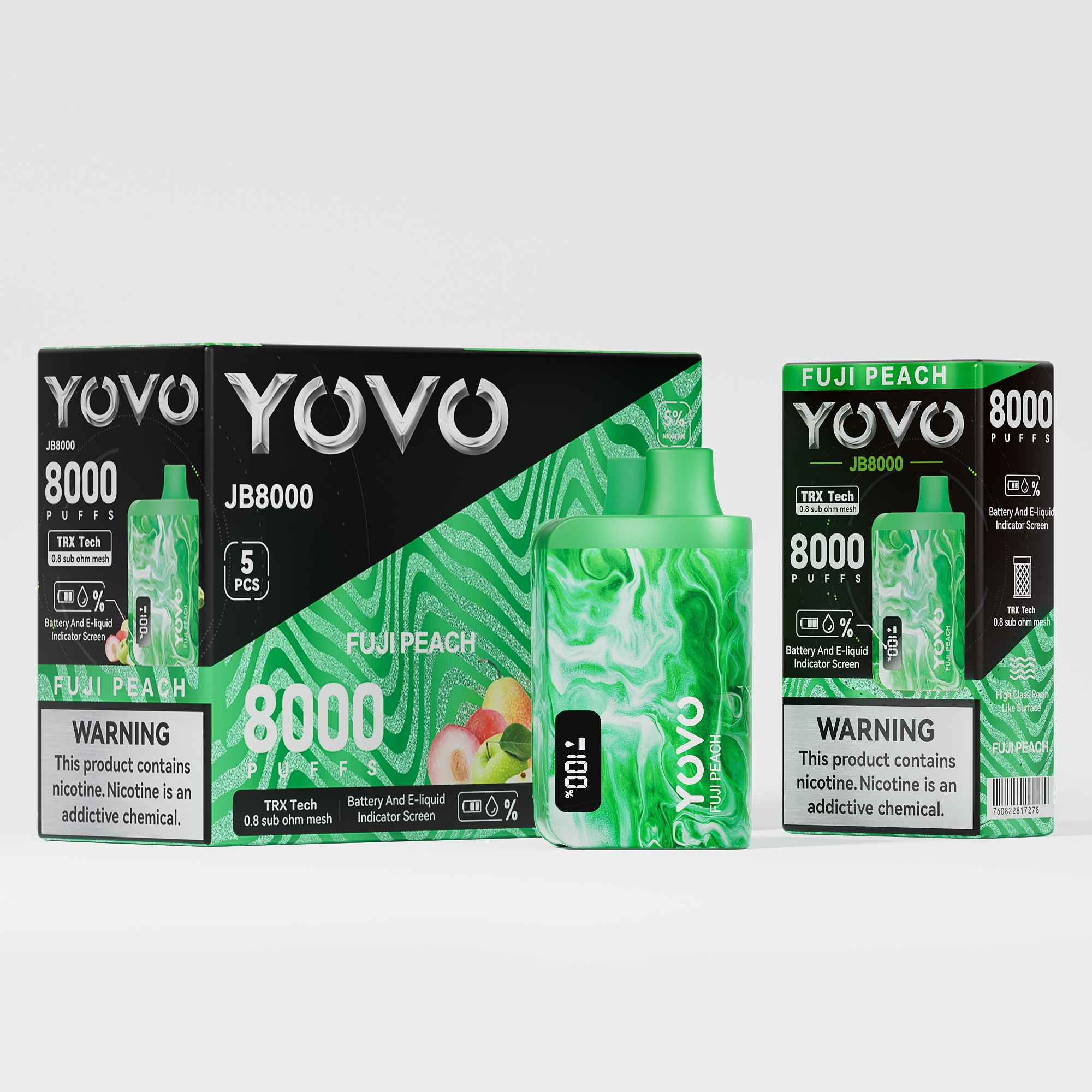 Yovo JB8000 Smart Disposable – 8000 Puffs [BUY 5 BOXES GET 1 FREE] Yovo Yovo JB8000 Smart Disposable – 8000 Puffs [BUY 5 BOXES GET 1 FREE]