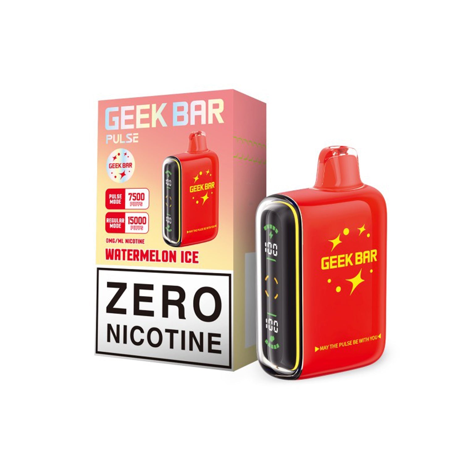 Geek Bar Pulse 15K Zero Nicotine Rechargeable Disposable Device – 15000 Puffs