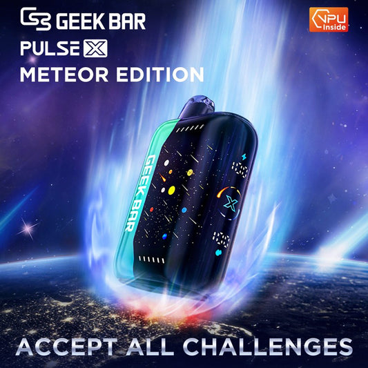 Geek Bar Pulse X 25K Puff METEOR EDITION Disposable Device – 25000 Puffs (2 Box per Flavor Max Limit)