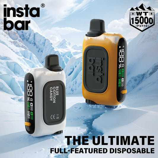 InstaBar WT15000 Rechargeable Disposable Device – 15000 Puffs