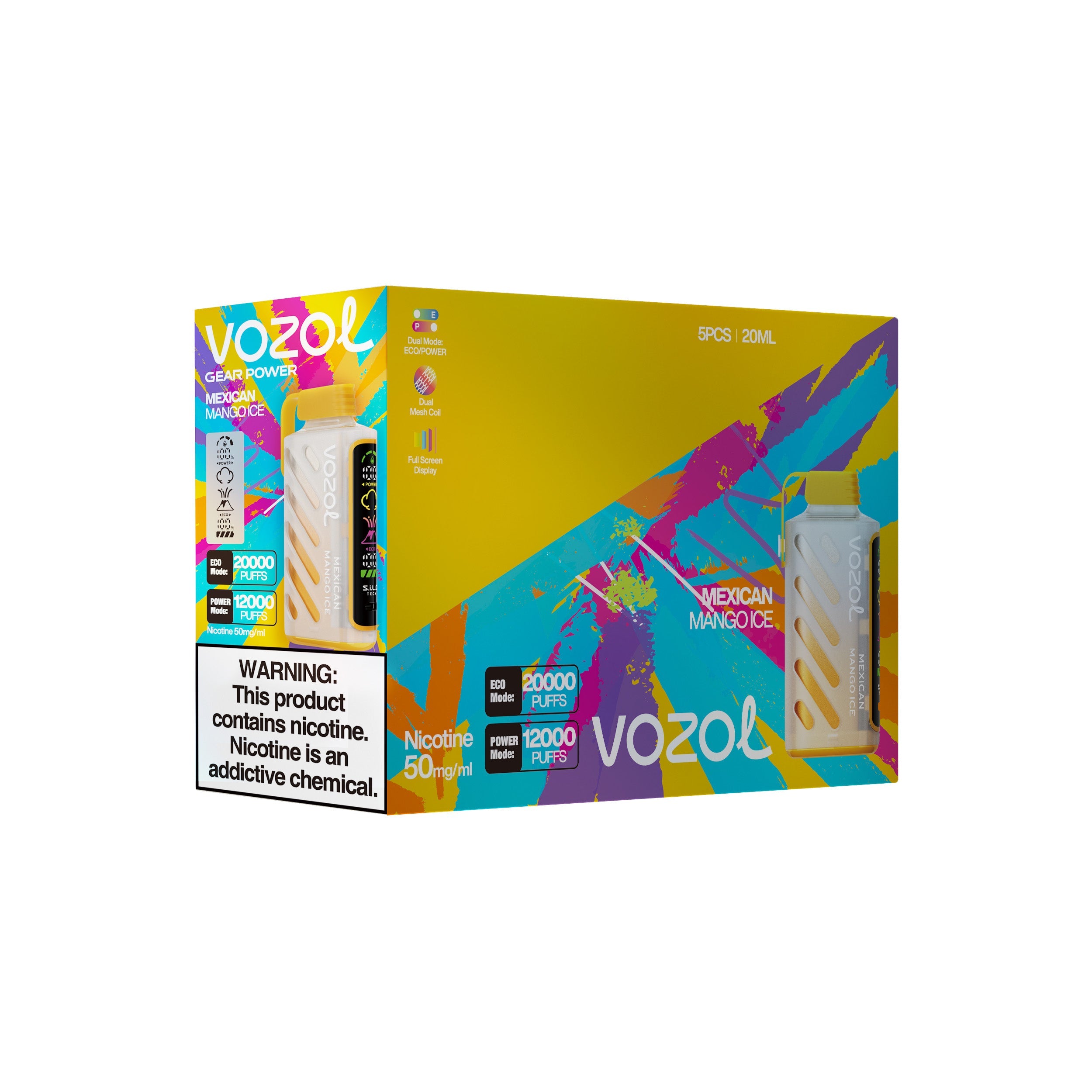 VOZOL Gear Power 20000 Puffs Disposable Device - 20000 Puffs