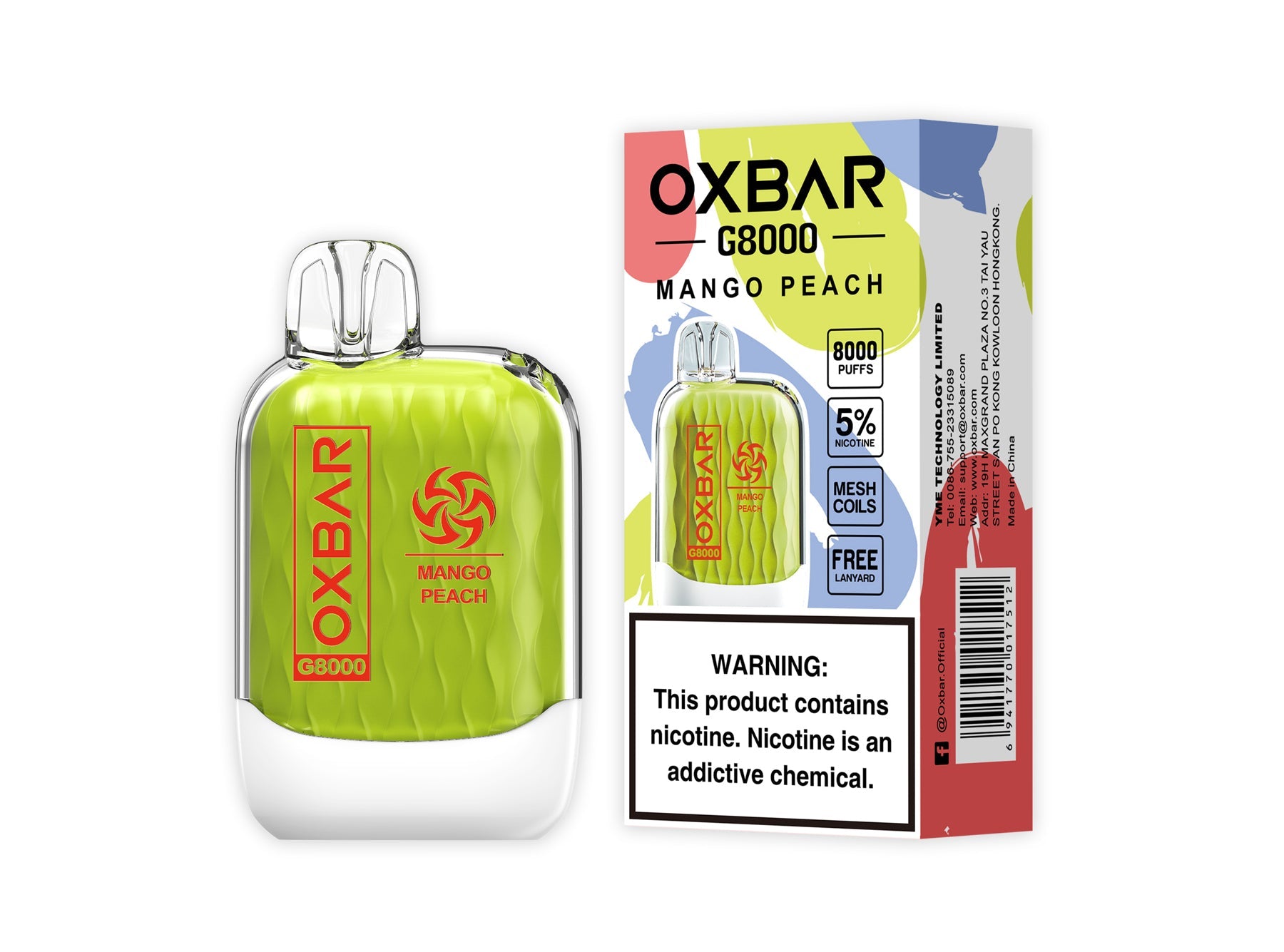 OXBAR G8000 Rechargeable Disposables - 8000 Puffs [BUY 10 BOXES GET 2 FREE] OXBAR OXBAR G8000 Rechargeable Disposables - 8000 Puffs [BUY 10 BOXES GET 2 FREE]