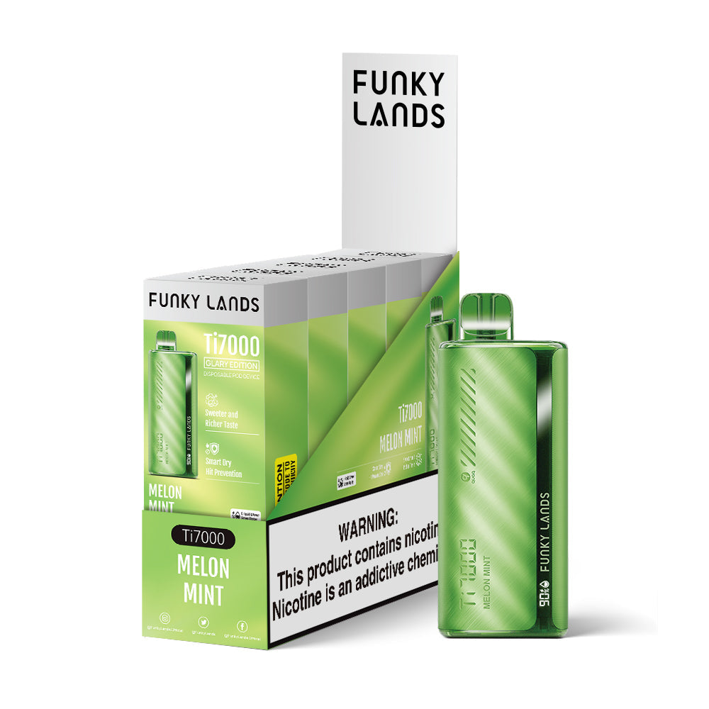 FUNKY LANDS Ti7000 Glary Edition Disposable – 7000 Puffs FUNKY LANDS FUNKY LANDS Ti7000 Glary Edition Disposable – 7000 Puffs