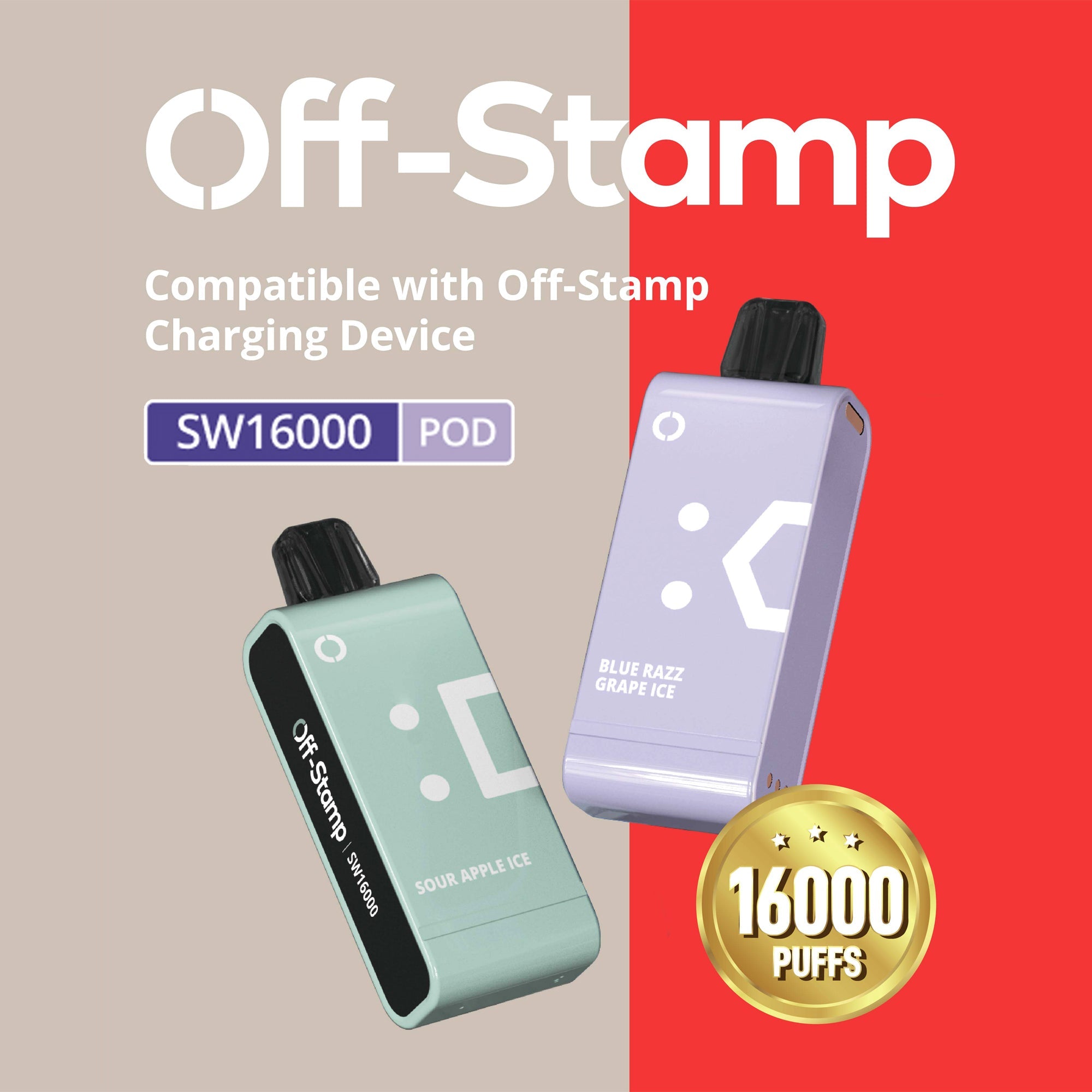 🎁 Off-Stamp SW16000 Disposable Pod Powered By LOST MARY – 16000 Puffs (100% off)