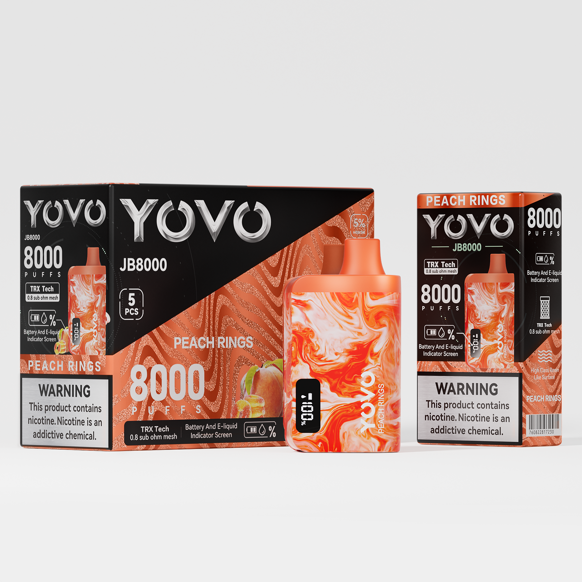 Yovo JB8000 Smart Disposable – 8000 Puffs [BUY 5 BOXES GET 1 FREE] Yovo Yovo JB8000 Smart Disposable – 8000 Puffs [BUY 5 BOXES GET 1 FREE]