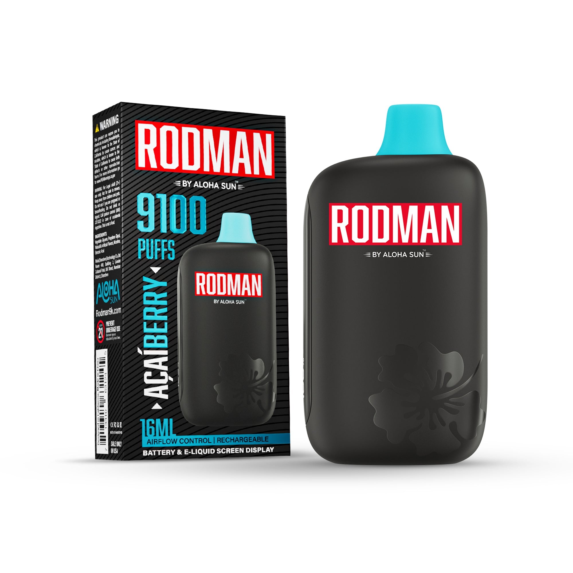 Rodman 9100 Disposable by Aloha Sun – 9100 Puffs