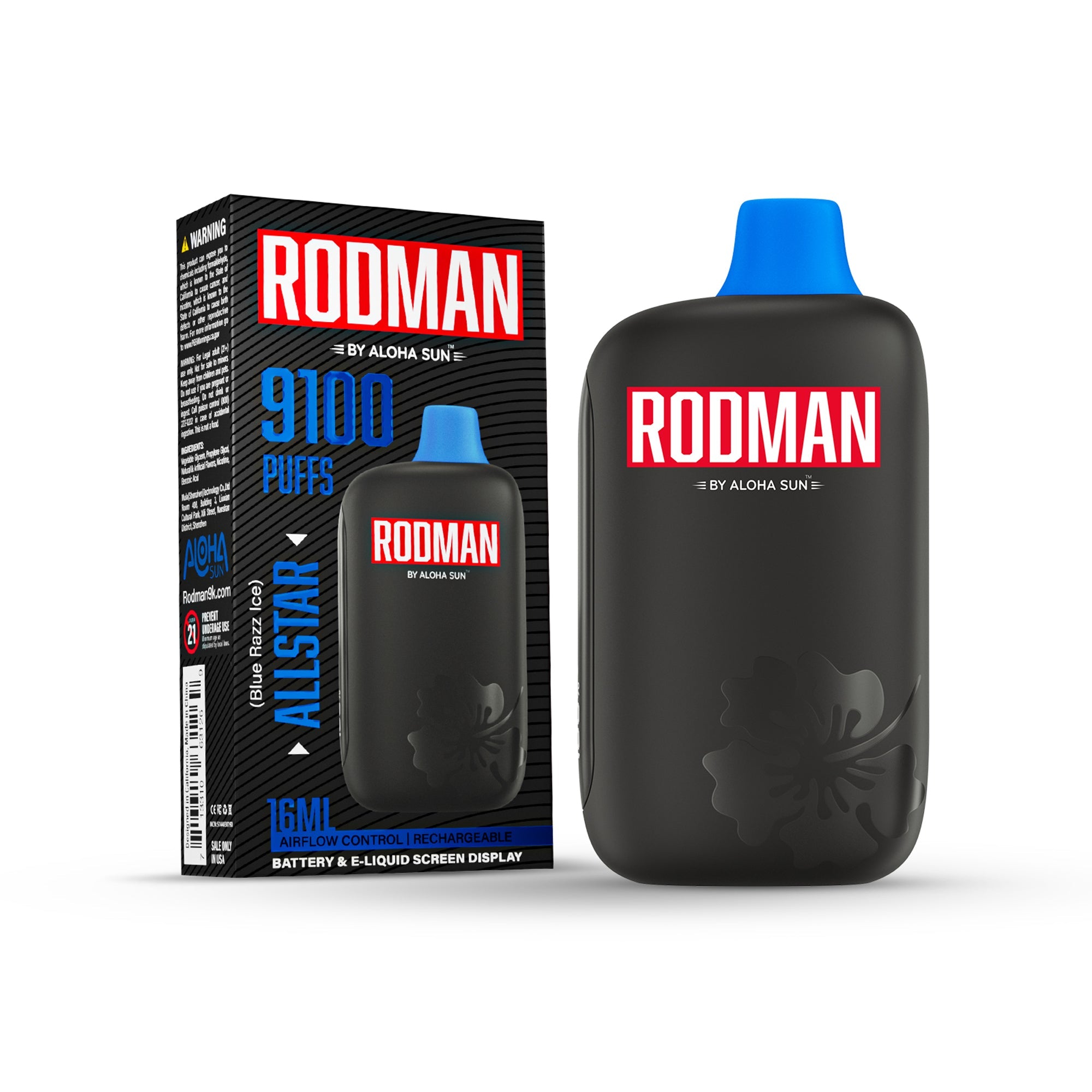 Rodman 9100 Disposable by Aloha Sun – 9100 Puffs