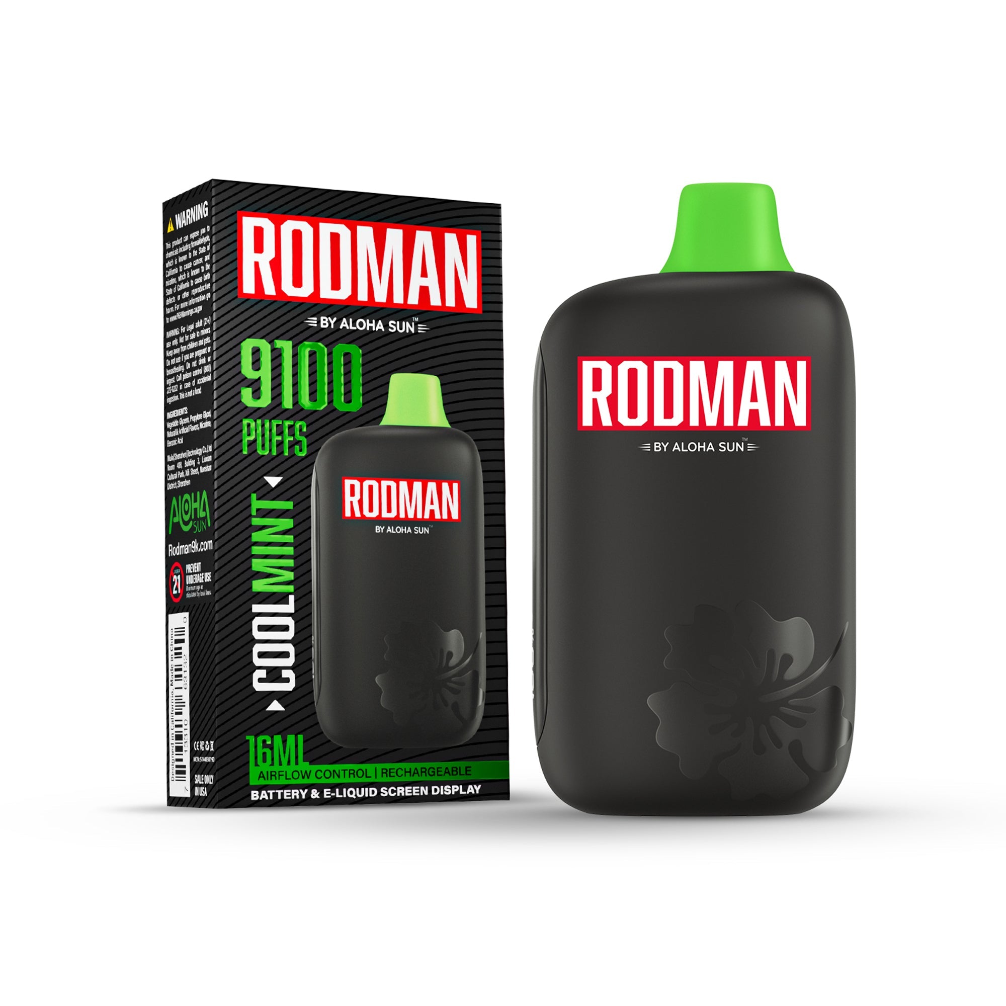 Rodman 9100 Disposable by Aloha Sun – 9100 Puffs