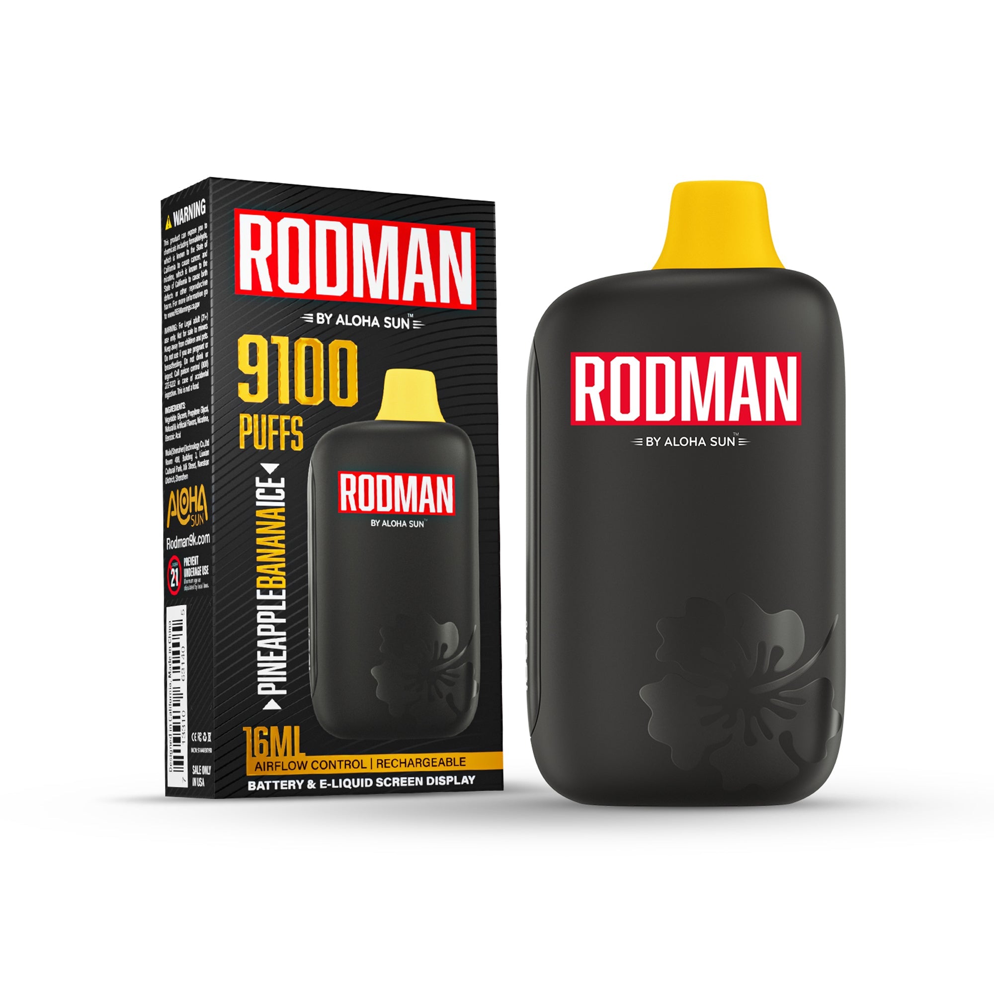 Rodman 9100 Disposable by Aloha Sun – 9100 Puffs