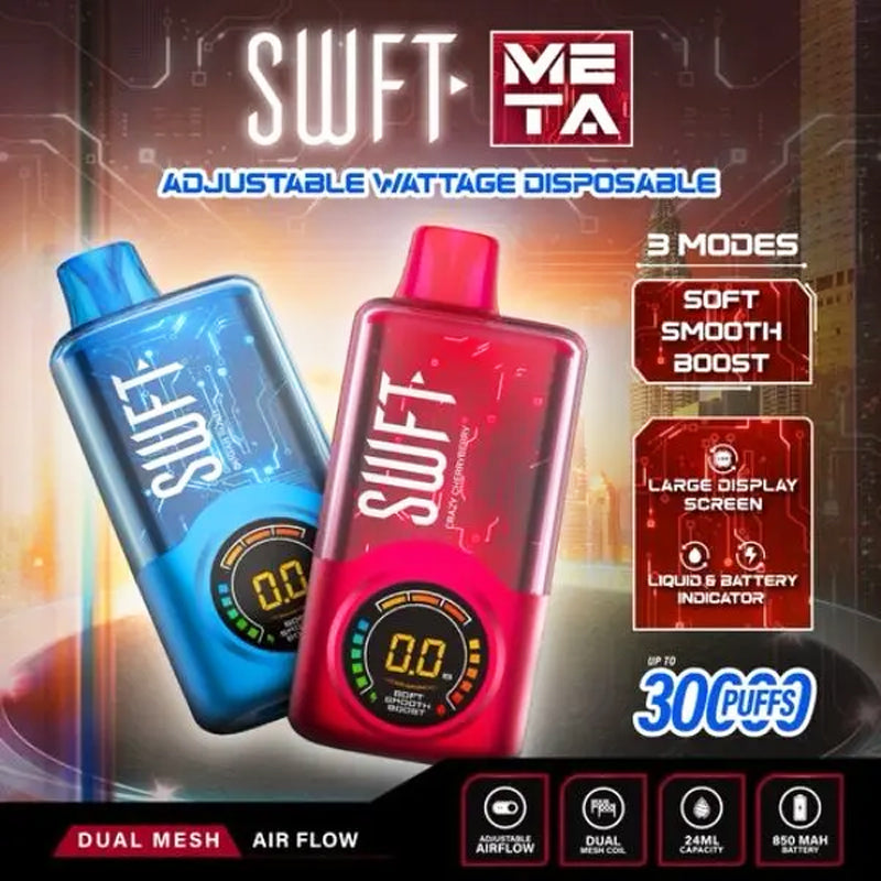 SWFT Meta 30K Rechargeable Disposable Device - 30000 Puffs