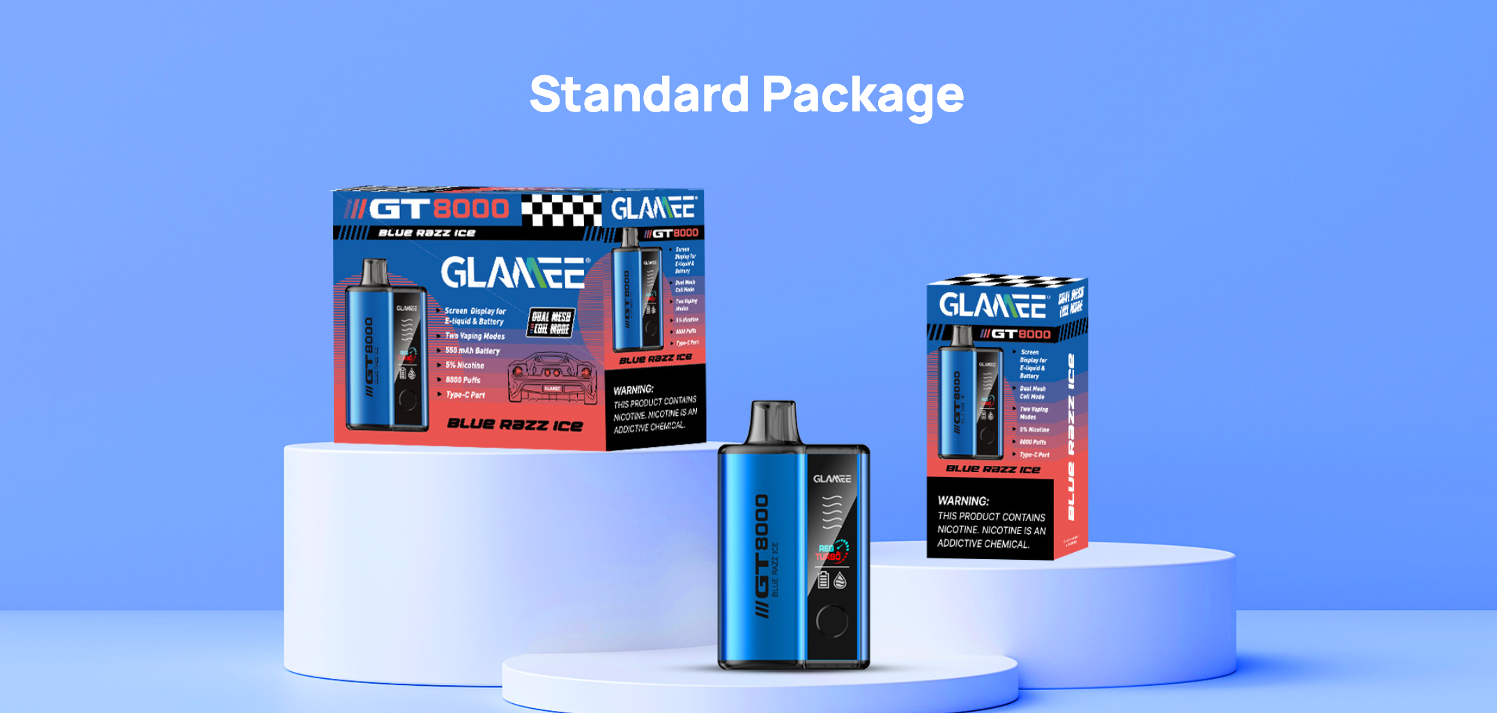 GLAMEE GT8000 Disposable Device – 8000 Puffs [BUY 5 BOXES GET 1 FREE] GLAMEE GLAMEE GT8000 Rechargeable Disposable Device – 8000 Puffs [BUY 5 BOXES GET 1 FREE]