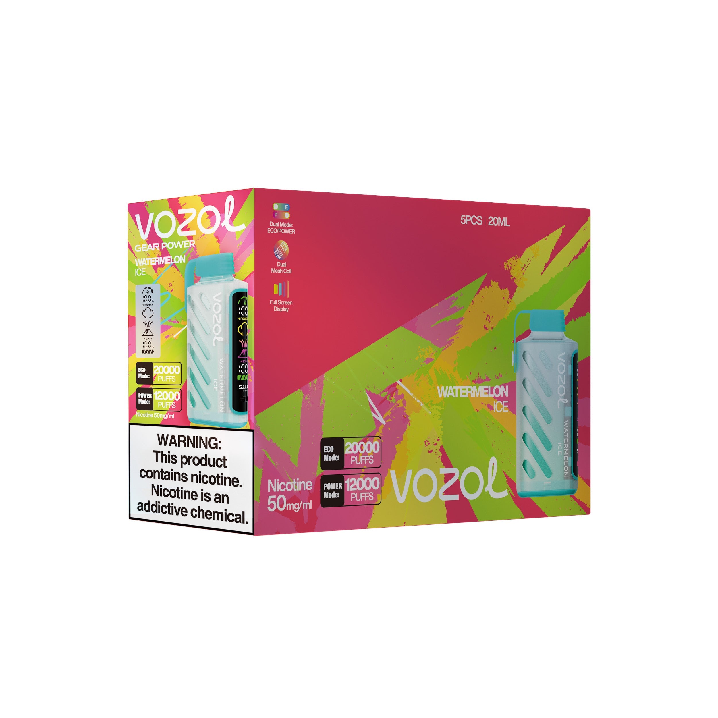 VOZOL Gear Power 20000 Puffs Disposable Device - 20000 Puffs