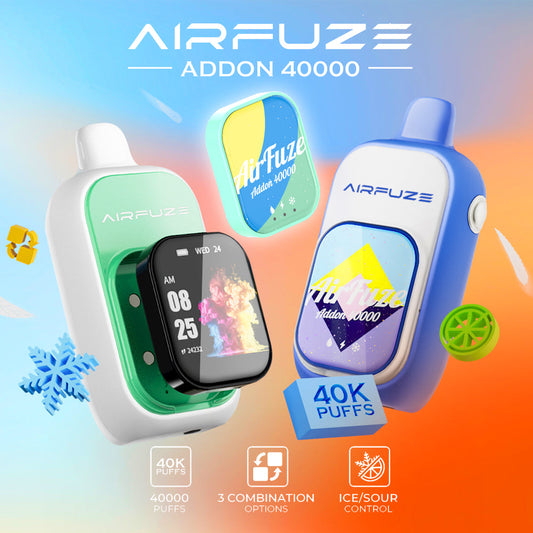 AIRFUZE Addon 40K Puff Disposable Device - 40000 Puffs