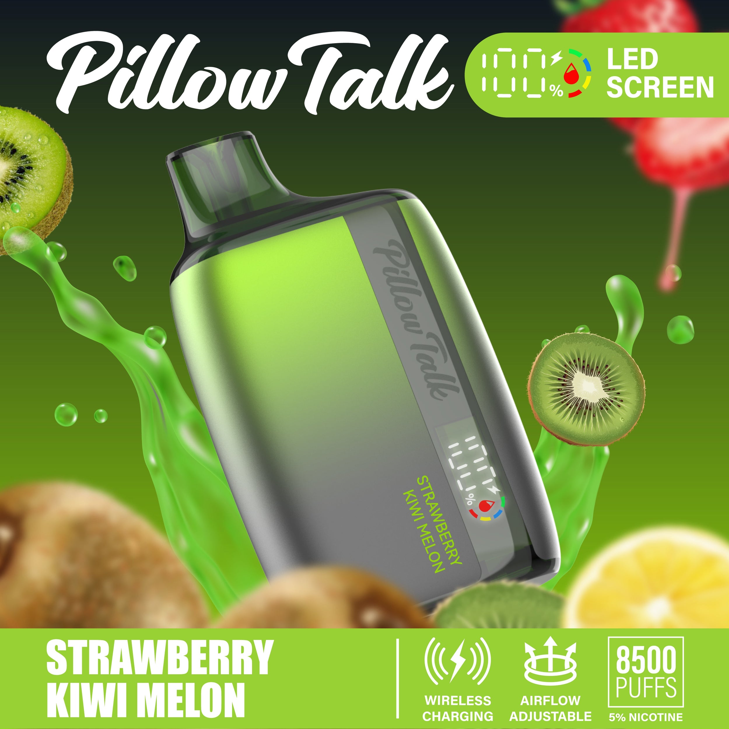 Pillow Talk Rechargeable Disposable Device - 8500 Puffs Pillow Talk Pillow Talk Rechargeable Disposable Device - 8500 Puffs