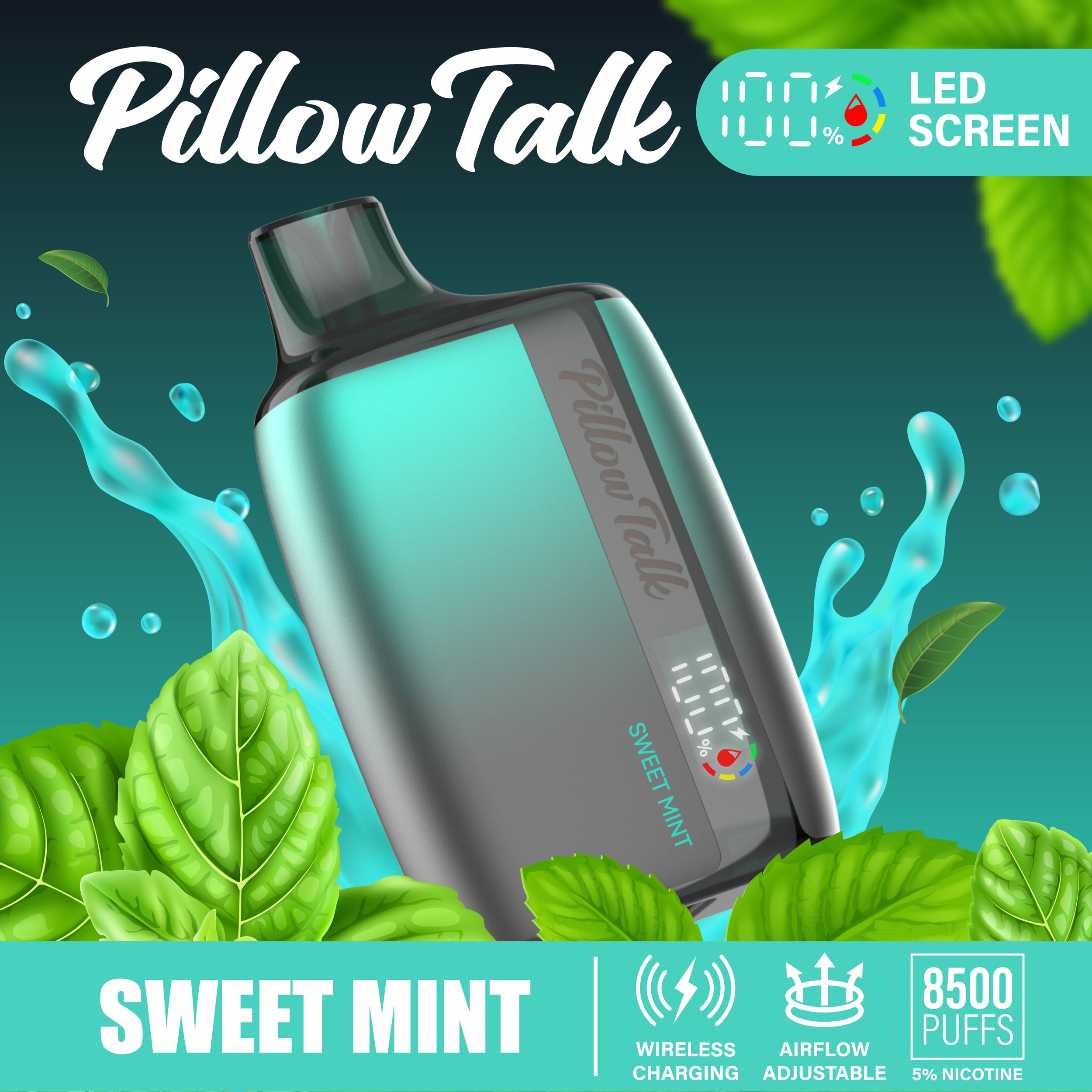 Pillow Talk Rechargeable Disposable Device - 8500 Puffs Pillow Talk Pillow Talk Rechargeable Disposable Device - 8500 Puffs